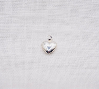 Vintage Zilveren bedel hart