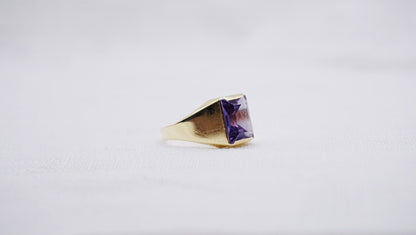 “ Kameleon “ Vintage Geelgouden ring