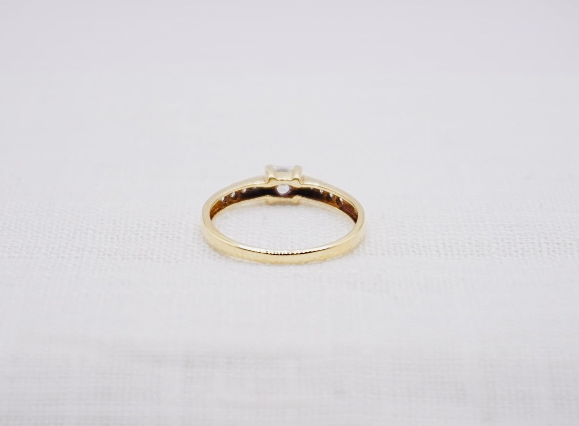 “ Original “ Vintage Geelgouden ring