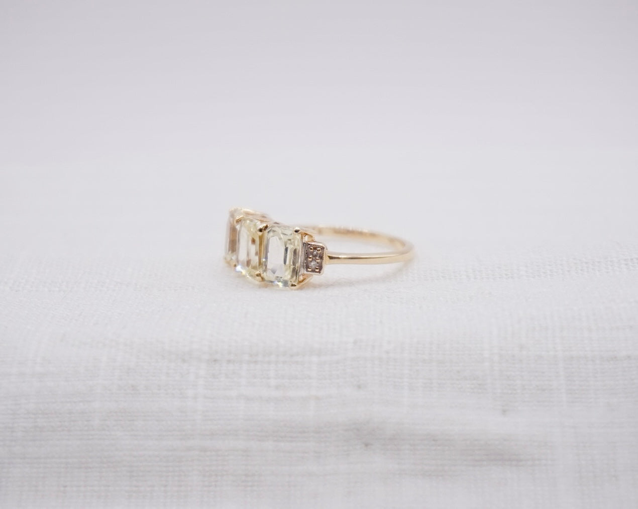 “ Lady Bridgerton “ Vintage Geelgouden ring