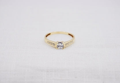 “ Original “ Vintage Geelgouden ring