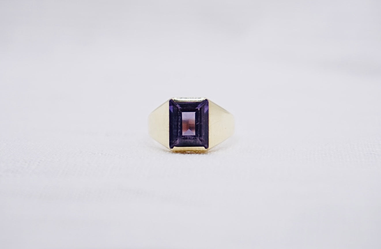 “ Kameleon “ Vintage Geelgouden ring