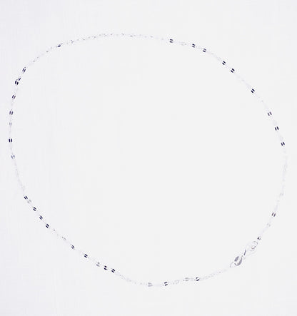 Zilveren ketting fantasie schakel