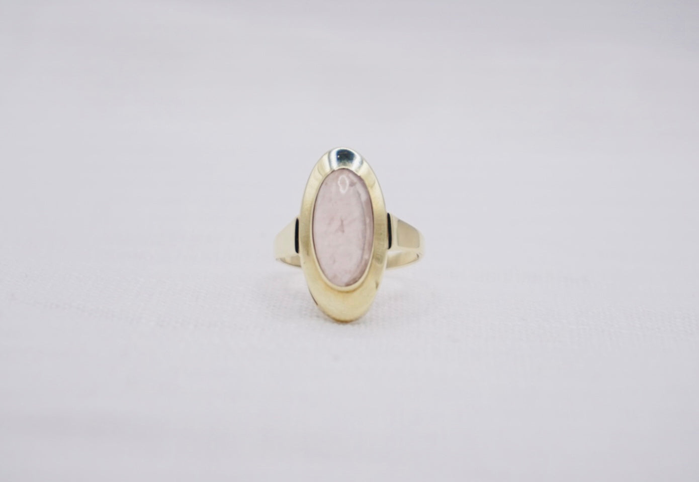 “Little Moon” Vintage Geelgouden ring