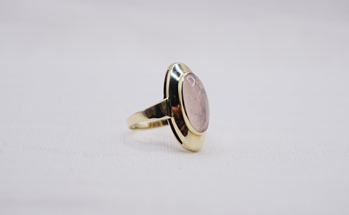 “Little Moon” Vintage Geelgouden ring