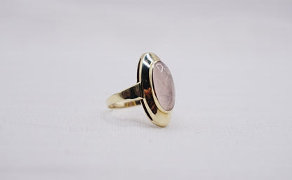 “Little Moon” Vintage Geelgouden ring