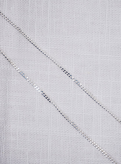 Zilveren gourmette collier