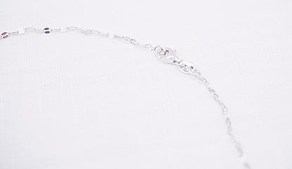 Zilveren ketting fantasie schakel