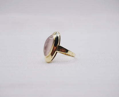 “Little Moon” Vintage Geelgouden ring