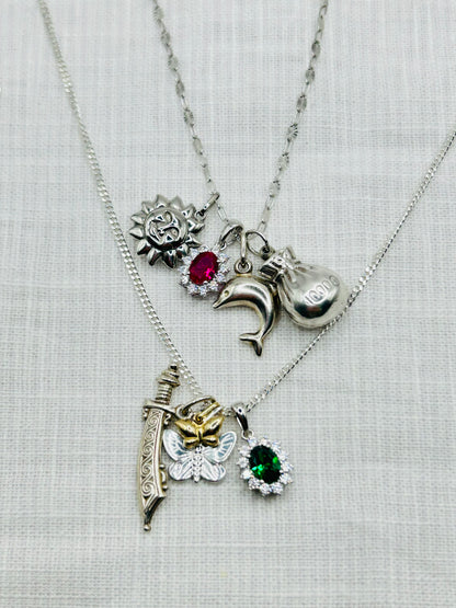 Zilveren gourmette collier