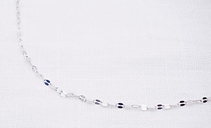 Zilveren ketting fantasie schakel