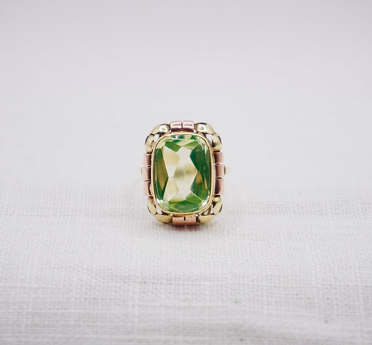 “ Lime “ Vintage goudenring