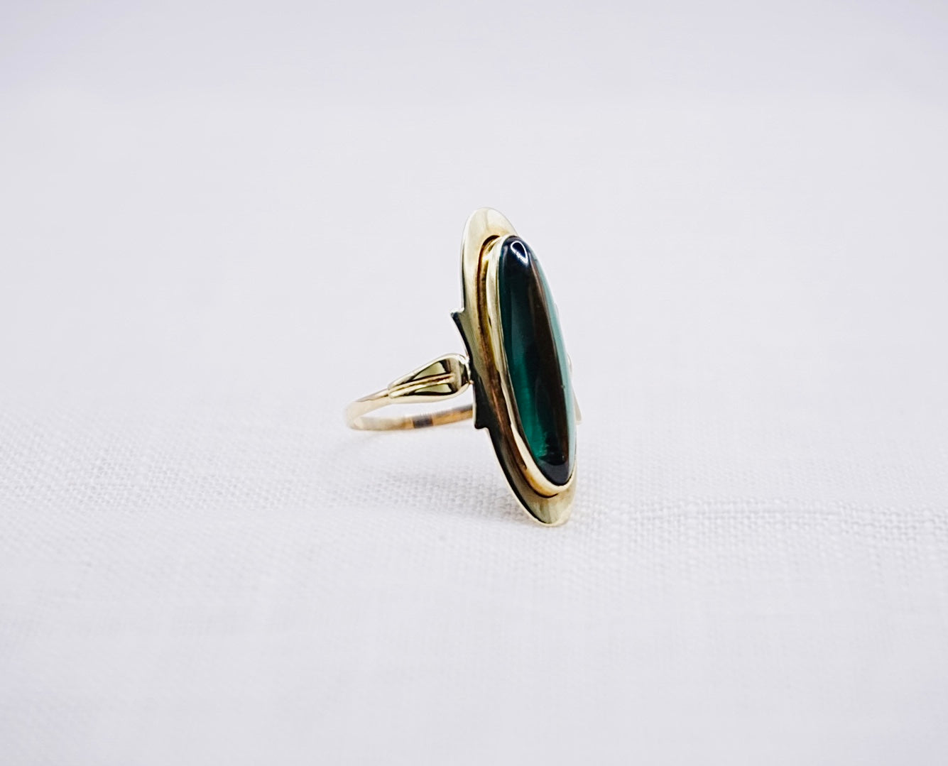 “ Jungle “ Vintage Geelgouden ring