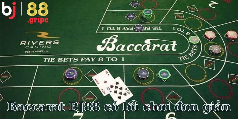 Baccarat BJ88 - Khám Phá Game Bài Casino Phổ Biến 2026 3 Baccarat BJ88 có lối chơi đơn giản